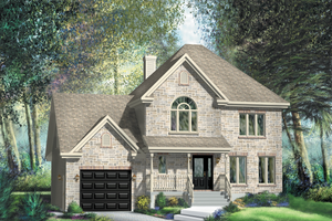 Traditional Exterior - Front Elevation Plan #25-4677