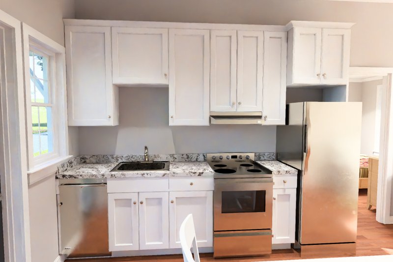 Architectural House Design - Interior - Kitchen 2 for Cottage House Plan #513-2471 - 2 bed, 2 bath