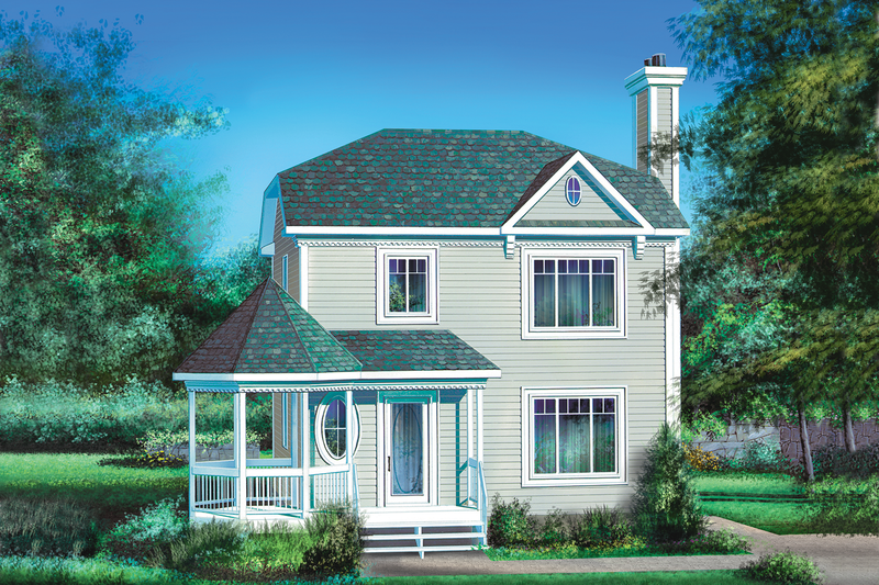Farmhouse Style House Plan - 3 Beds 1.5 Baths 1440 Sq/Ft Plan #25-2025