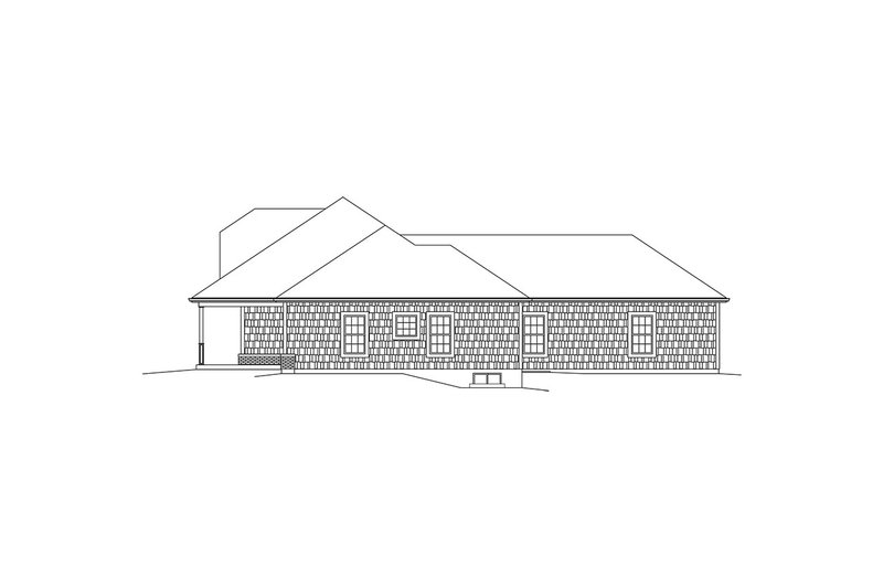 Home Plan - Exterior - Other Elevation 1 for Craftsman House Plan #57-652 - 4 bed, 2.5 bath