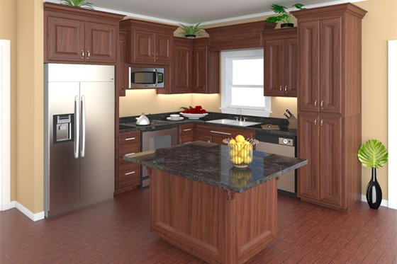 Interior - Kitchen for Traditional House Plan #21-343 - 3 bed, 2 bath