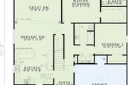 Traditional Style House Plan - 3 Beds 2 Baths 1860 Sq/Ft Plan #17-1016 Exterior 