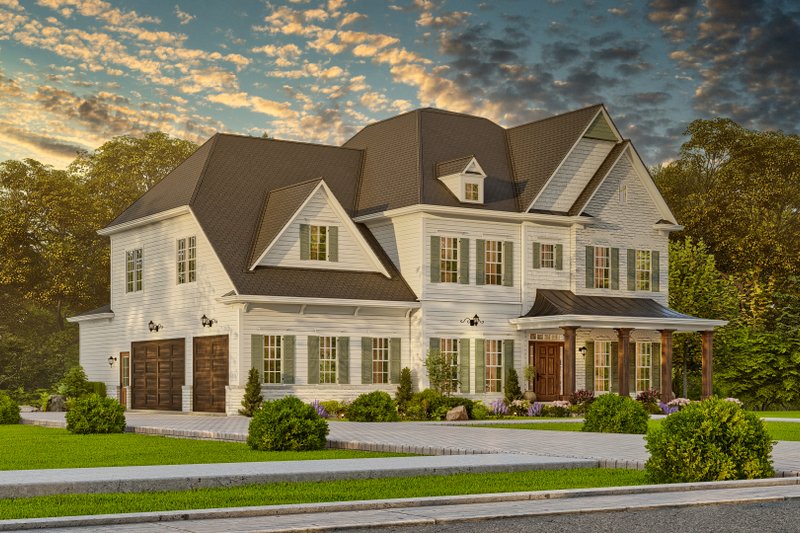 Dream House Plan - Exterior - Front Elevation 7 for Craftsman House Plan #54-694 - 5 bed, 4 bath