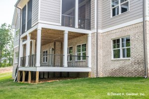 Exterior - Rear Elevation for Craftsman House Plan #929-1040 - 3 bed, 2 bath