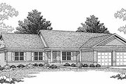 Traditional Style House Plan - 4 Beds 2.5 Baths 2136 Sq/Ft Plan #70-315 
