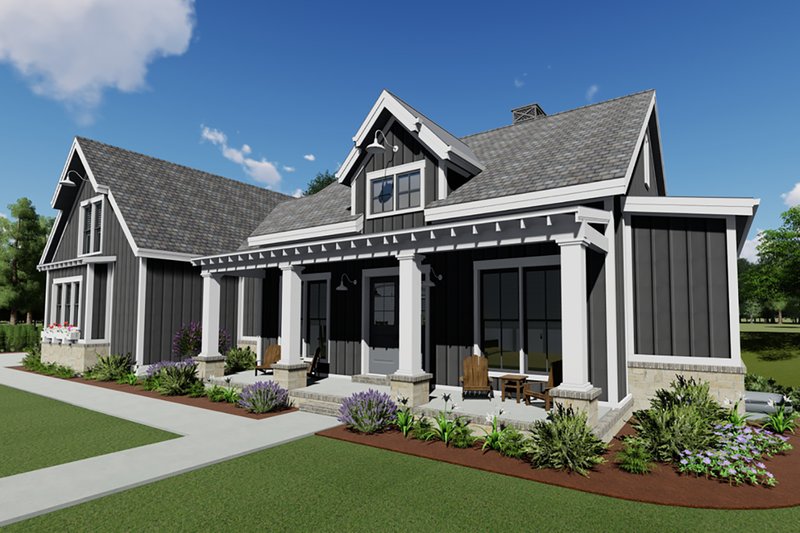 Home Plan - Exterior - Other Elevation for Farmhouse House Plan #1069-17 - 3 bed, 2.5 bath