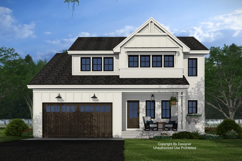 Home Plan - Exterior - Front Elevation 5 for Farmhouse House Plan #51-1554 - 4 bed, 4.5 bath