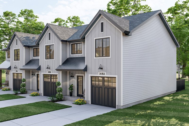Dream House Plan - Exterior - Other Elevation 1 for Farmhouse House Plan #455-306 - 3 bed, 2.5 bath