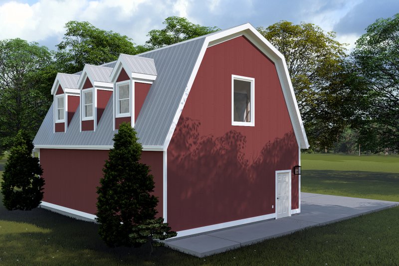 House Design - Exterior - Front Elevation 5 for Country House Plan #1060-228, 0 bath