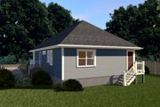 Cottage Style House Plan - 3 Beds 2 Baths 1092 Sq/Ft Plan #79-115 Exterior 