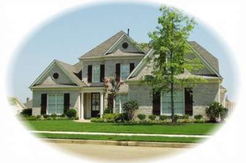 Traditional Style House Plan - 4 Beds 3.5 Baths 3116 Sq/Ft Plan #81-1040