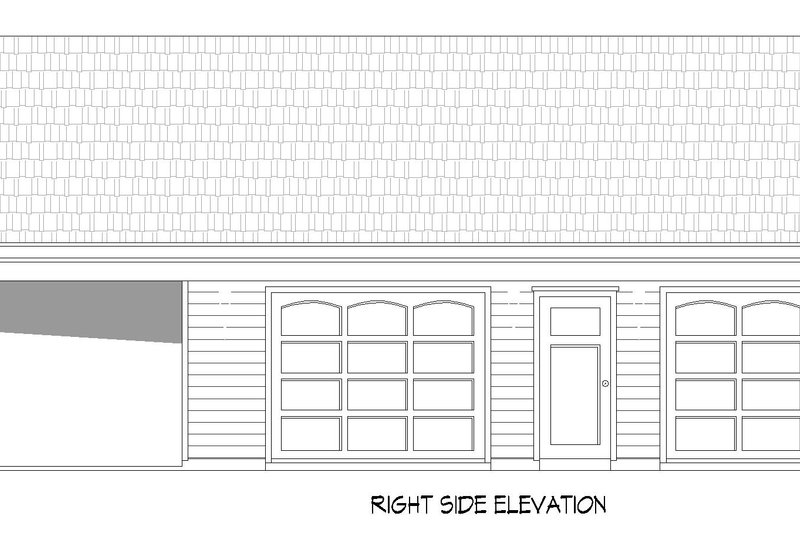 Dream House Plan - Exterior - Other Elevation 1 for Southern House Plan #932-828, 1 bath