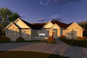 Ranch Style House Plan - 4 Beds 4 Baths 7209 Sq/Ft Plan #70-1548 
