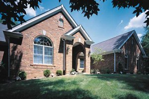 Exterior - Front Elevation 3 for European House Plan #57-182 - 4 bed, 2 bath