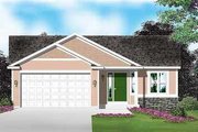Traditional Style House Plan - 2 Beds 1 Baths 1024 Sq/Ft Plan #49-183 