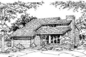 Exterior - Front Elevation Plan #320-121