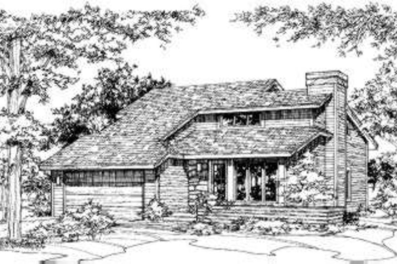 Dream House Plan - Exterior - Front Elevation Plan #320-121