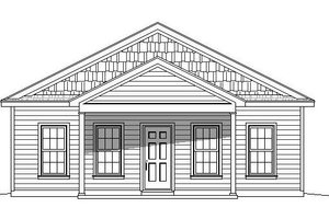 Exterior - Front Elevation 3 for Traditional House Plan #932-108 - 2 bed, 2 bath