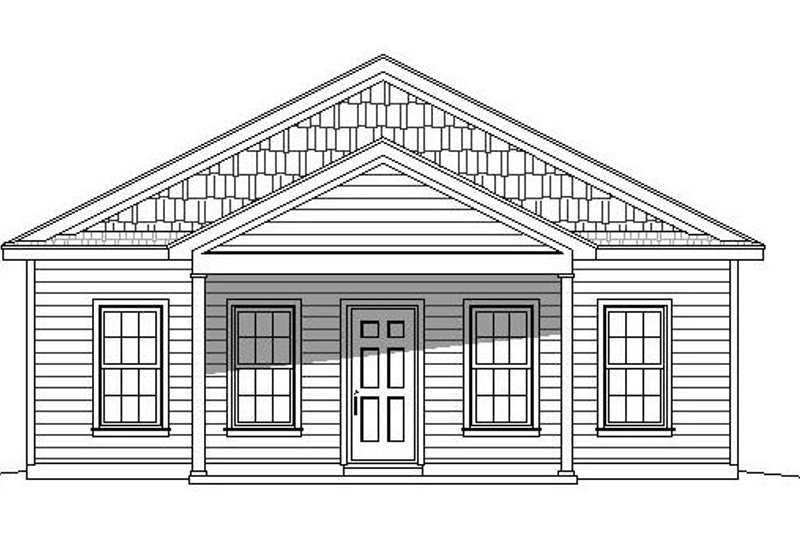 Dream House Plan - Exterior - Front Elevation 3 for Traditional House Plan #932-108 - 2 bed, 2 bath