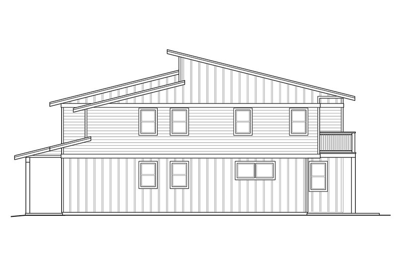 Dream House Plan - Exterior - Other Elevation 1 for Contemporary House Plan #124-1365 - 6 bed, 5 bath