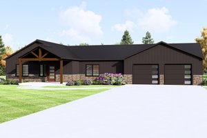 Craftsman Exterior - Front Elevation Plan #1064-335