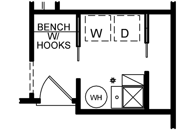 Dream House Plan - Optional Rear Foyer