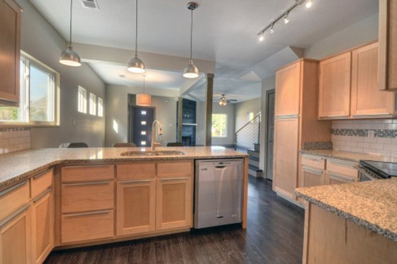 Interior - Kitchen 1 for Contemporary House Plan #932-7 - 3 bed, 2 bath