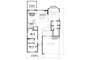 Craftsman Style House Plan - 2 Beds 2 Baths 1664 Sq/Ft Plan #20-2405 