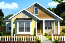 Dream House Plan - Cottage Exterior - Front Elevation Plan #513-2092