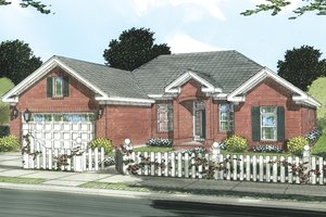 Traditional Exterior - Front Elevation Plan #513-2047