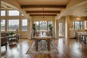 Interior - Dining Room for Mediterranean House Plan #80-141 - 4 bed, 4 bath