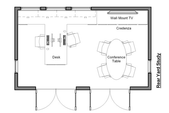 Floor Plan - Main Floor for Cottage House Plan #499-1, 0 bath