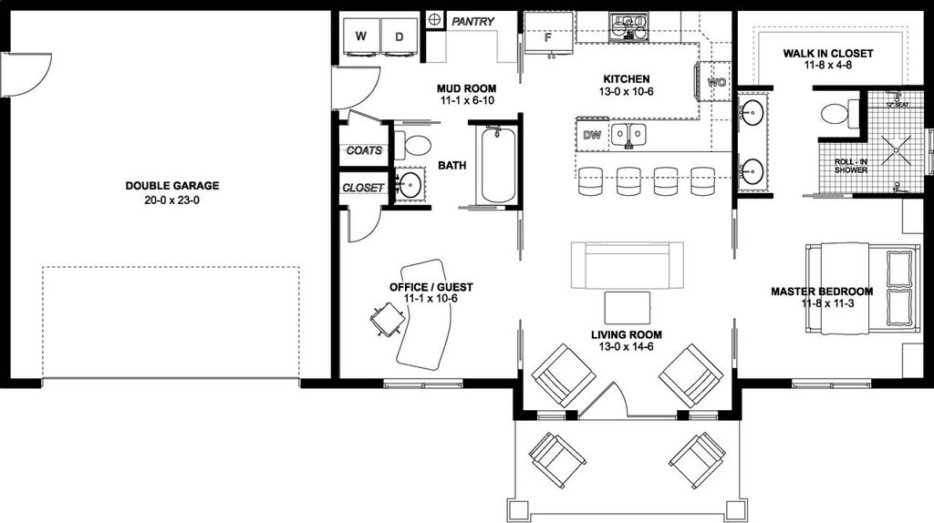 Craftsman House Plan 1231ea The La