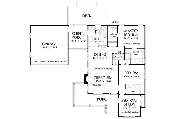 Home Plan - Country Floor Plan - Main Floor Plan #929-47