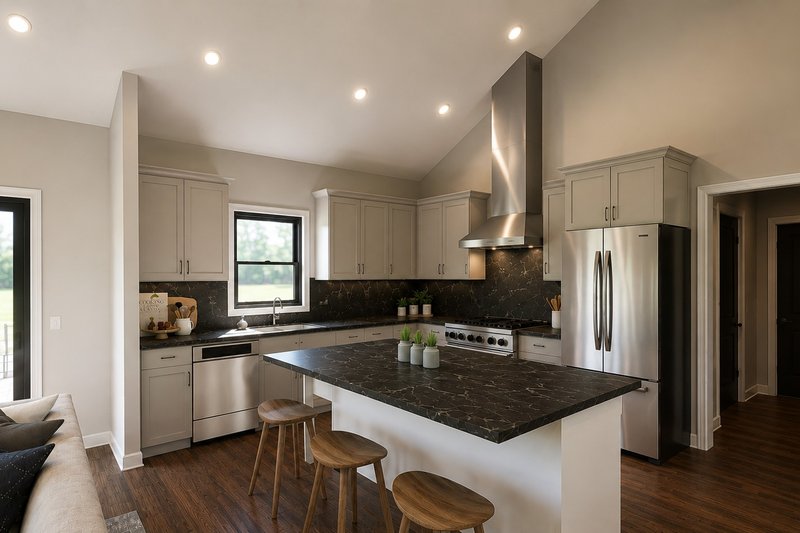 House Blueprint - Interior - Kitchen for Farmhouse House Plan #1064-509 - 3 bed, 2.5 bath
