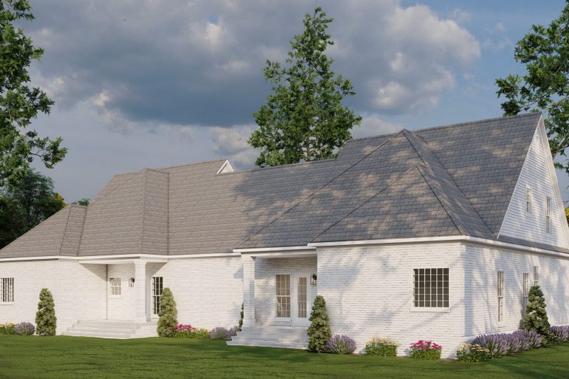 Home Plan - Exterior - Other Elevation 2 for European House Plan #17-2009 - 3 bed, 2.5 bath