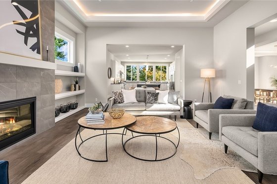 Interior - Family Room 4 for Contemporary House Plan #1066-62 - 4 bed, 3.5 bath