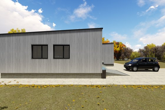 Photo 5 for Modern House Plan #549-21 - 3 bed, 2 bath