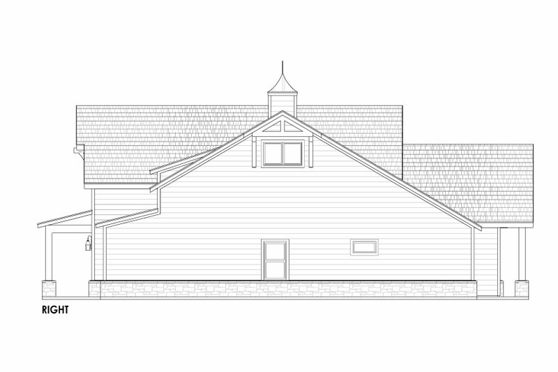 Dream House Plan - Exterior - Other Elevation 1 for Barndominium House Plan #1096-100 - 4 bed, 3 bath