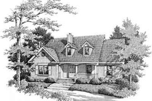 Traditional Exterior - Front Elevation Plan #14-225