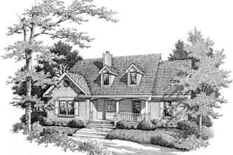 Dream House Plan - Traditional Exterior - Front Elevation Plan #14-225
