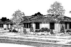 Modern Exterior - Front Elevation Plan #303-135