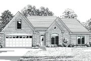 Traditional Style House Plan - 3 Beds 2 Baths 1540 Sq/Ft Plan #424-300 