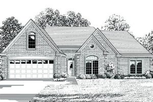 Traditional Exterior - Front Elevation Plan #424-300