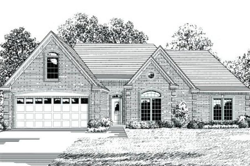 Traditional Style House Plan - 3 Beds 2 Baths 1540 Sq/Ft Plan #424-300