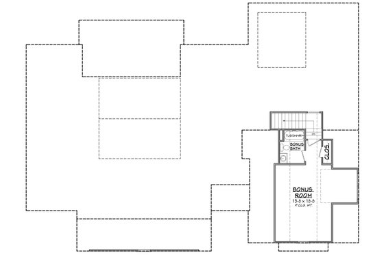 Floor Plan - Other Floor for Craftsman House Plan #430-201 - 4 bed, 3 bath