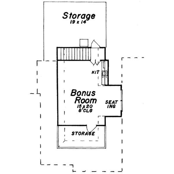 Architectural House Design - European Floor Plan - Upper Floor Plan #52-171