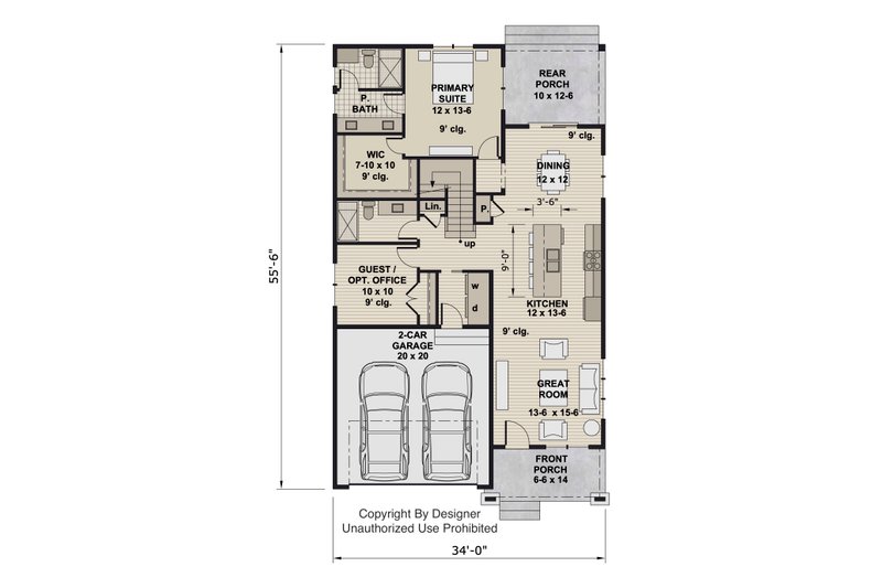 Architectural House Design - Floor Plan - Main Floor for Traditional House Plan #51-1551 - 5 bed, 4 bath