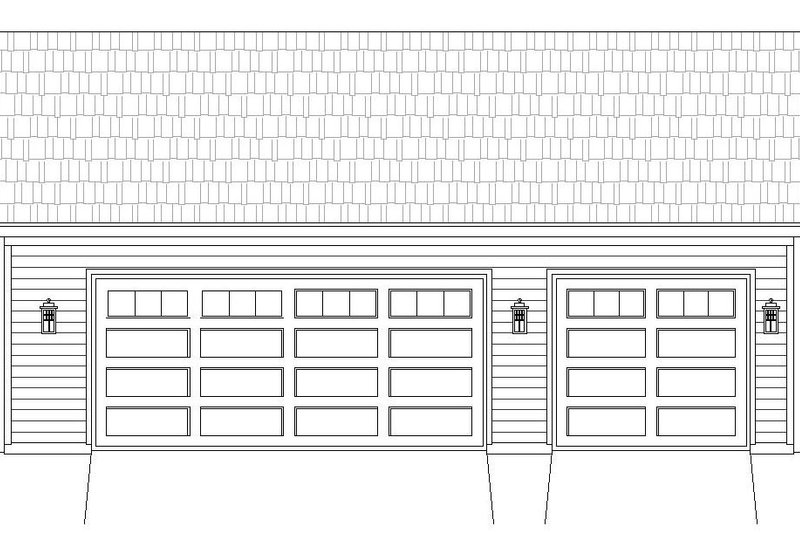 Home Plan - Exterior - Front Elevation 3 for Country House Plan #932-197, 0 bath