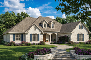 Home Plan - European Exterior - Front Elevation Plan #17-2193